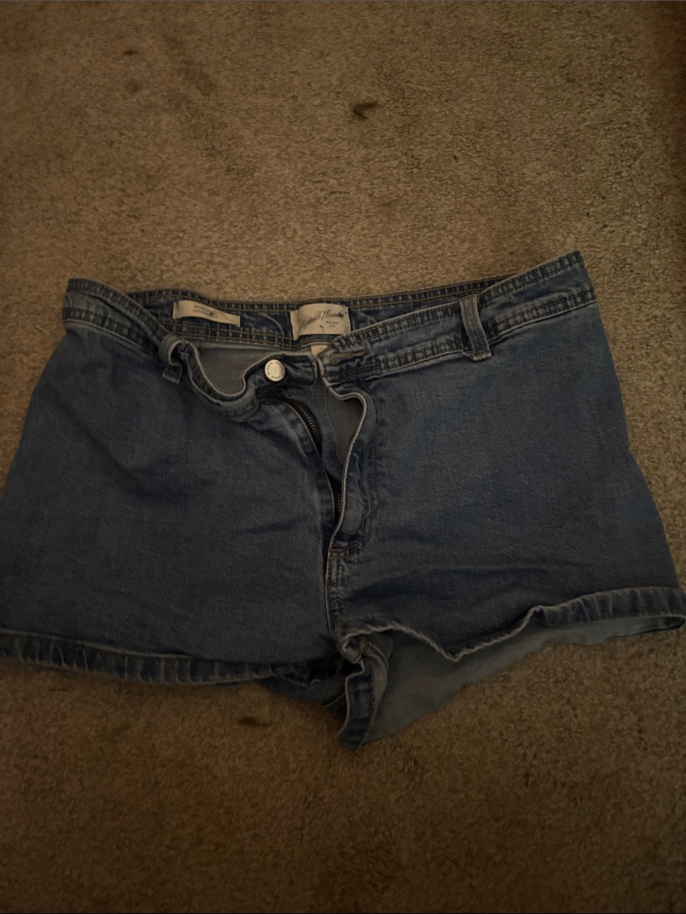 JGoods Classic Denim Jean Shorts in Blue